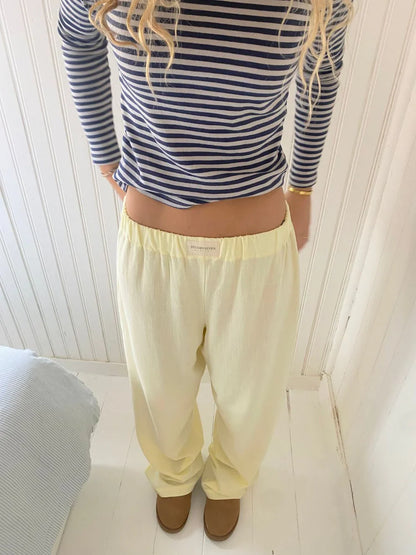 Dames Lounge Broek – Trendy, Handgemaakt & Comfortabel