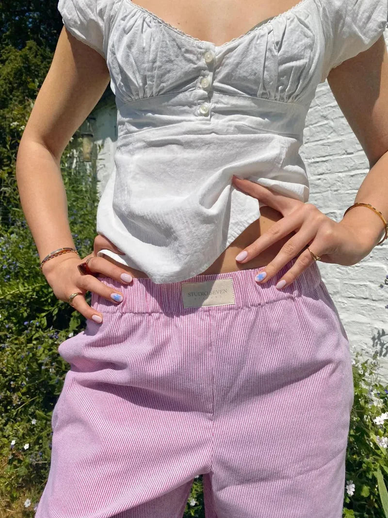 Dames Lounge Broek – Trendy, Handgemaakt & Comfortabel